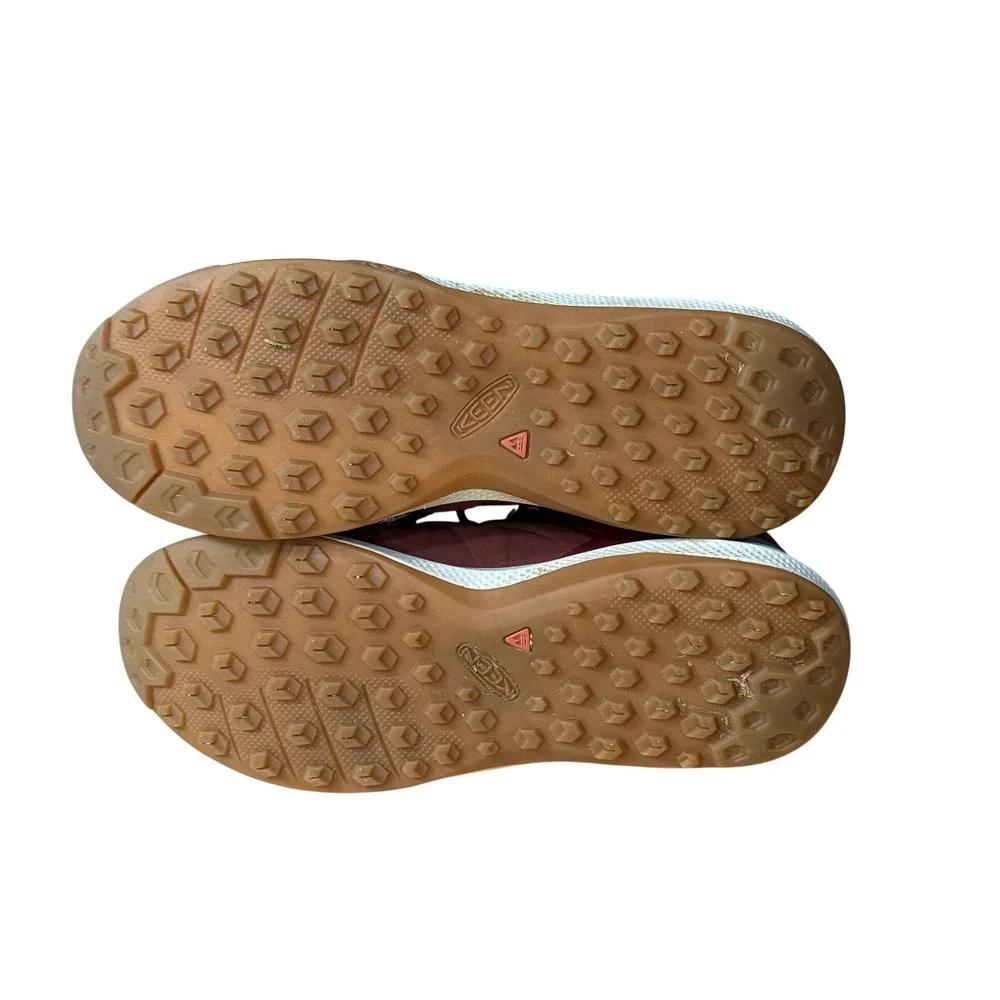 KEEN Women's Size 9 Explore Waterproof Sneakers 1021664 Tawny Port Red - Picture 10 of 10